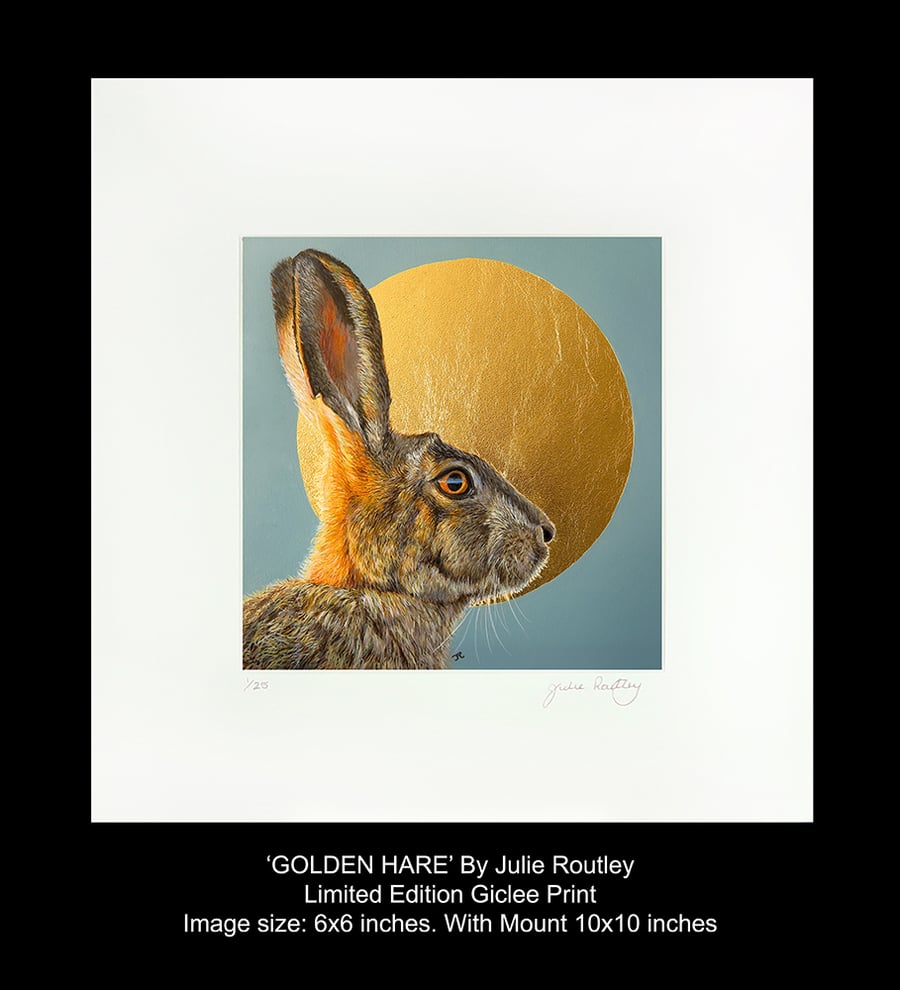 'Golden Hare' - Giclee Print