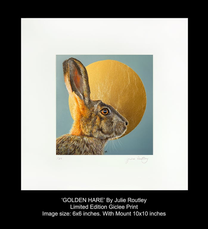 'Golden Hare' - Giclee Print