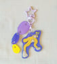 Full Energy Cat Keyring – Handmade Original Cat Charm