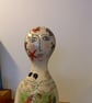 Figurative ceramic vase 
