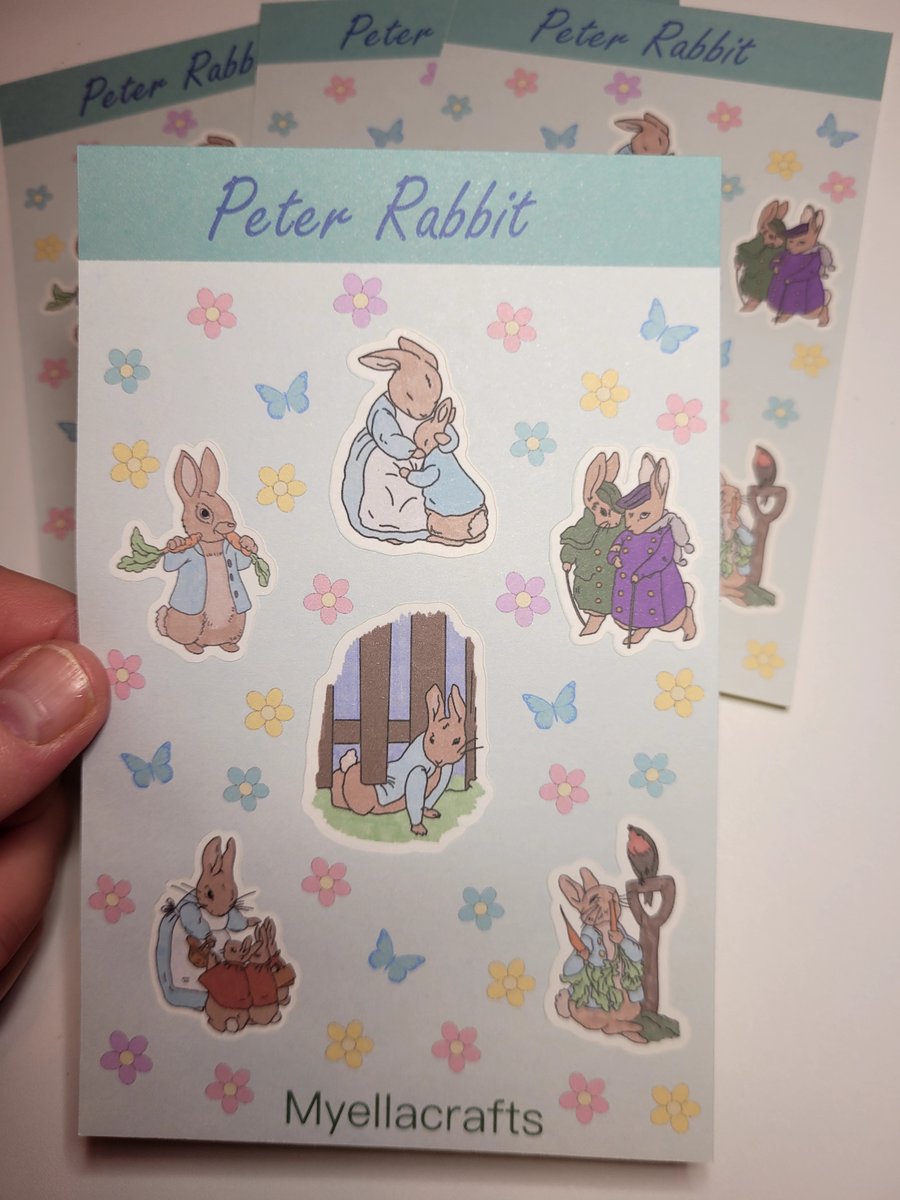 peter rabbit sticker sheet