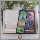 Magical Toadstool themed handcrafted Bookmark