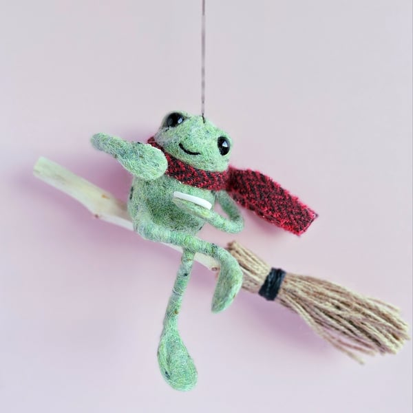 Cheeky Frog Broom