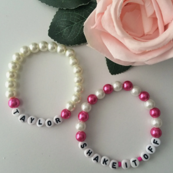 Handmade Taylor Swift inspired pearl bracelet  