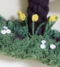  Cherry Blossom macrame, girl on a swing macrame, macrame tree - Image 5