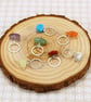 Chakra Stitch Markers - Knitting & Crochet Options Available - Set of 7 Gemstone - Image 6