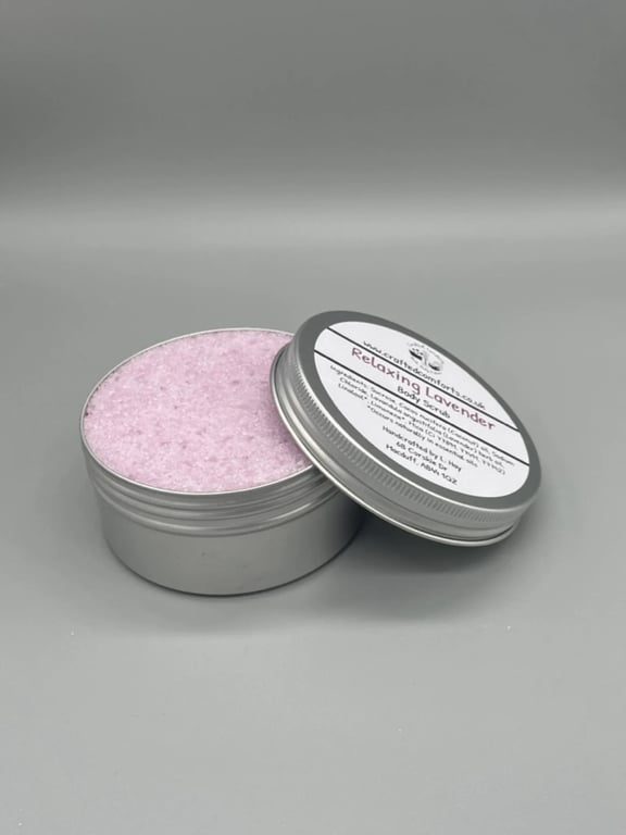 Body Scrubs Essential oil, Vegan Salt and Sugar Scrub