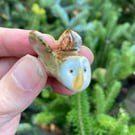 Hanging ceramic owl
