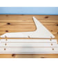 Tall A5 Card Size 3 Tier Display Shelf Stand with Grooves - Image 10