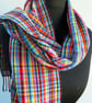 Sold - Multicoloured Houndstooth Scarf - Image 9