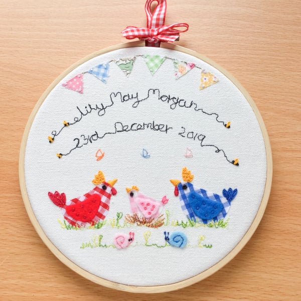 Personalise your own Hoop Art.