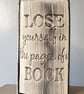 Lose yourself in the pages a book CUT & FOLD Book Folding Pattern - EMAILED PDF - Image 4