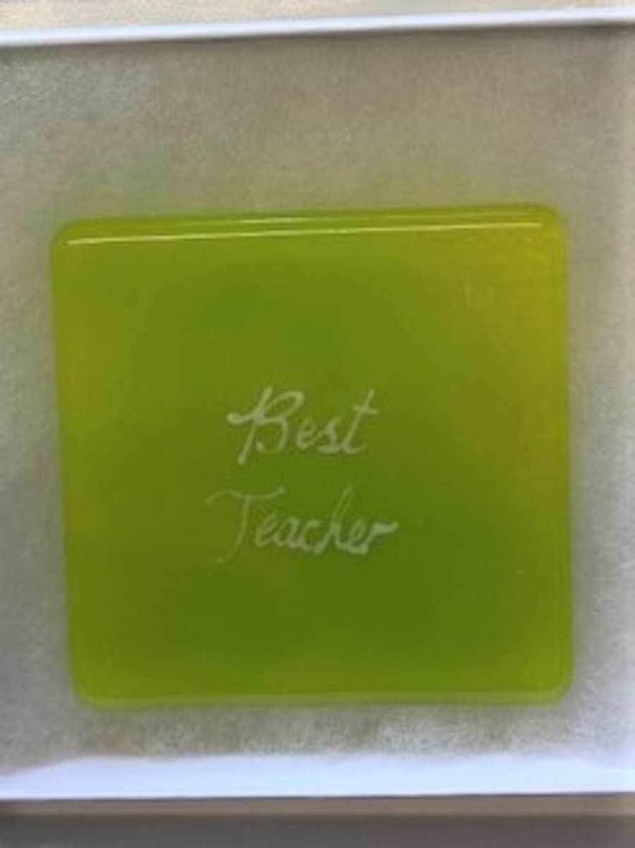 Best teacher coaster