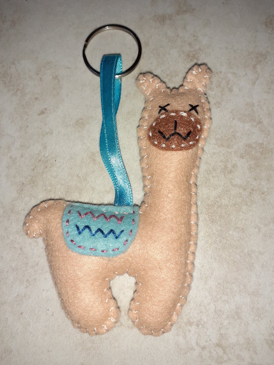 Alpaca Key Ring