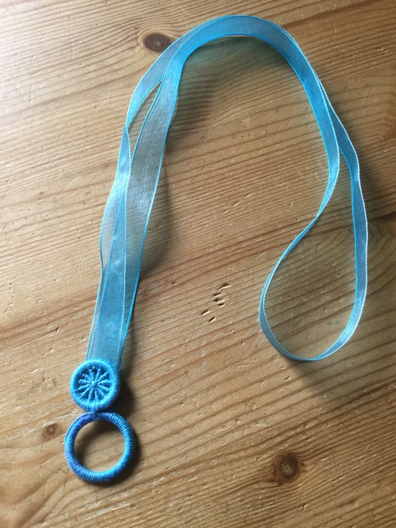 Dorset Button Reading Glasses Holder, Turquoise 