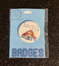 Beagle dog printed Badge 45mm - Image 1