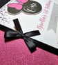 Minnie birthday guest book, black and pink minnie head, minnie birthday gift - Image 2