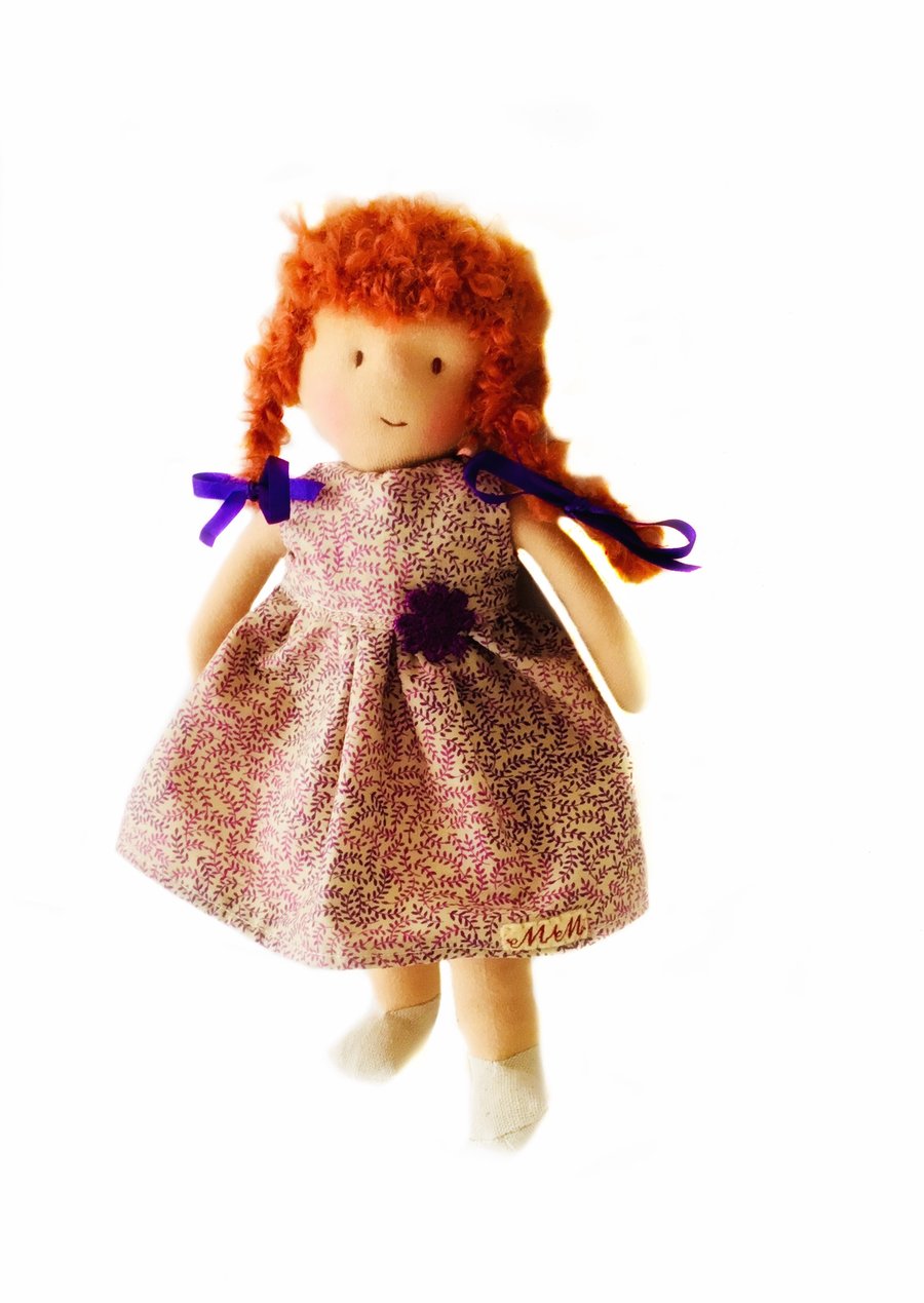Violet Rag Doll - reserved for Sue