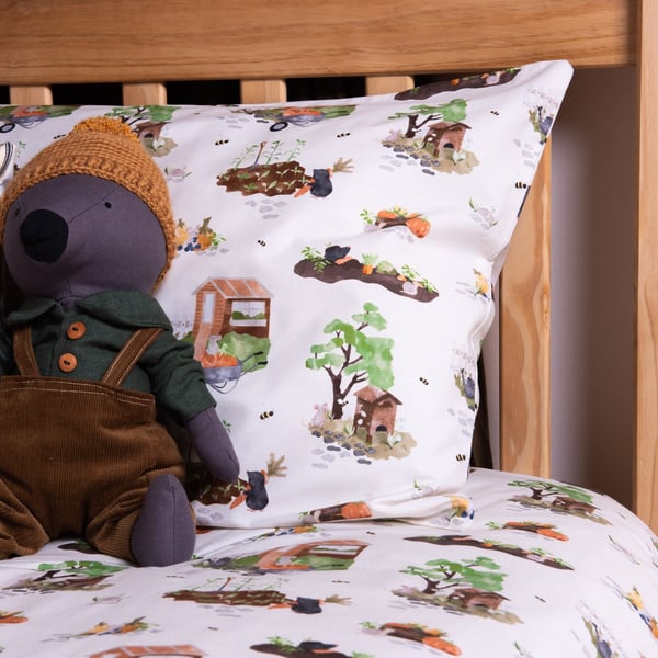 100% Cotton Percale Kid's Bedding Set - Allotment. High Thread Count, Allotment 