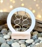 Sterling Silver & Brass Open Pebble Rock Pool Earrings - Designed & Handmade UK - Image 5