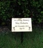 Custom Memorial Marker Heart Grave Ornament Grave Decoration  Engraved Memorial