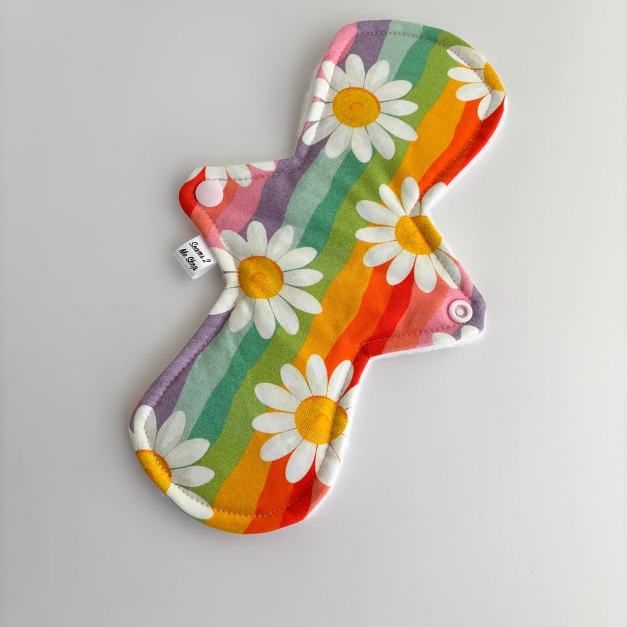 Premium Reusable Sanitary Pad - Daisy - 10” Moderate 