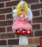 Fairy on a mushroom.   Needle felt mushroom on a ceramic mushroom - Image 4
