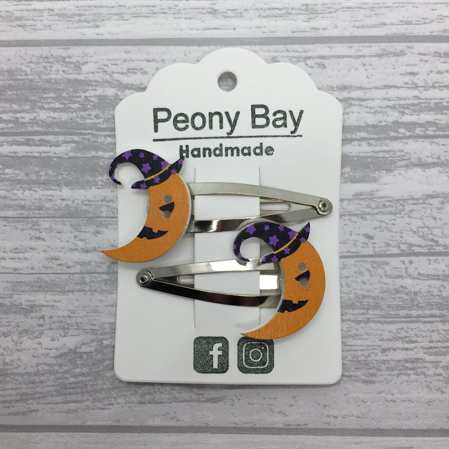 Girl’s Halloween hair clips 