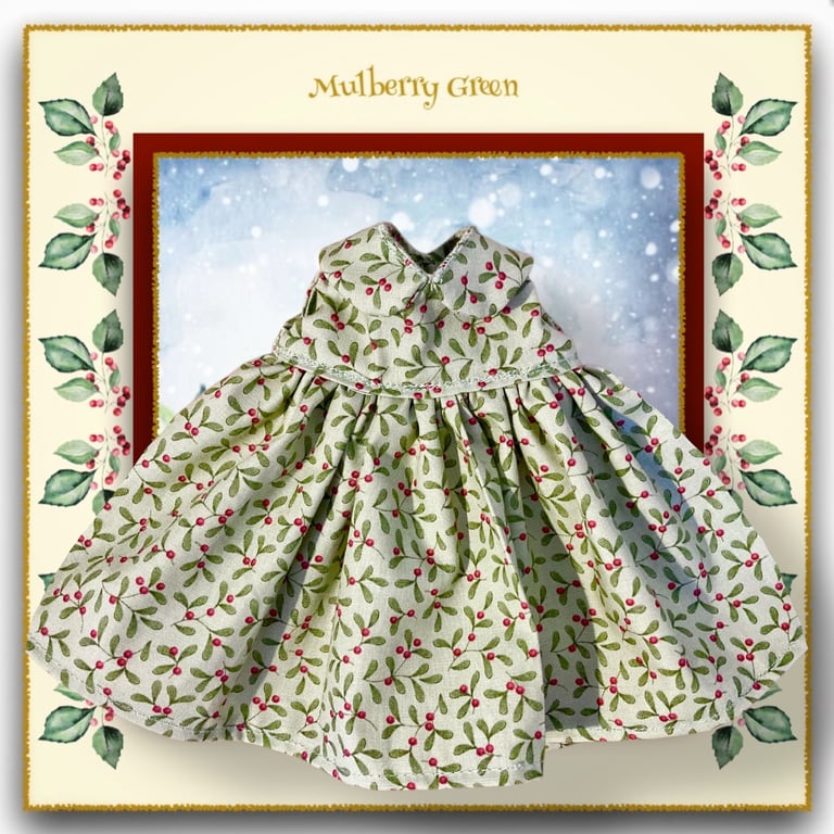 Red Berry Mistletoe Dress