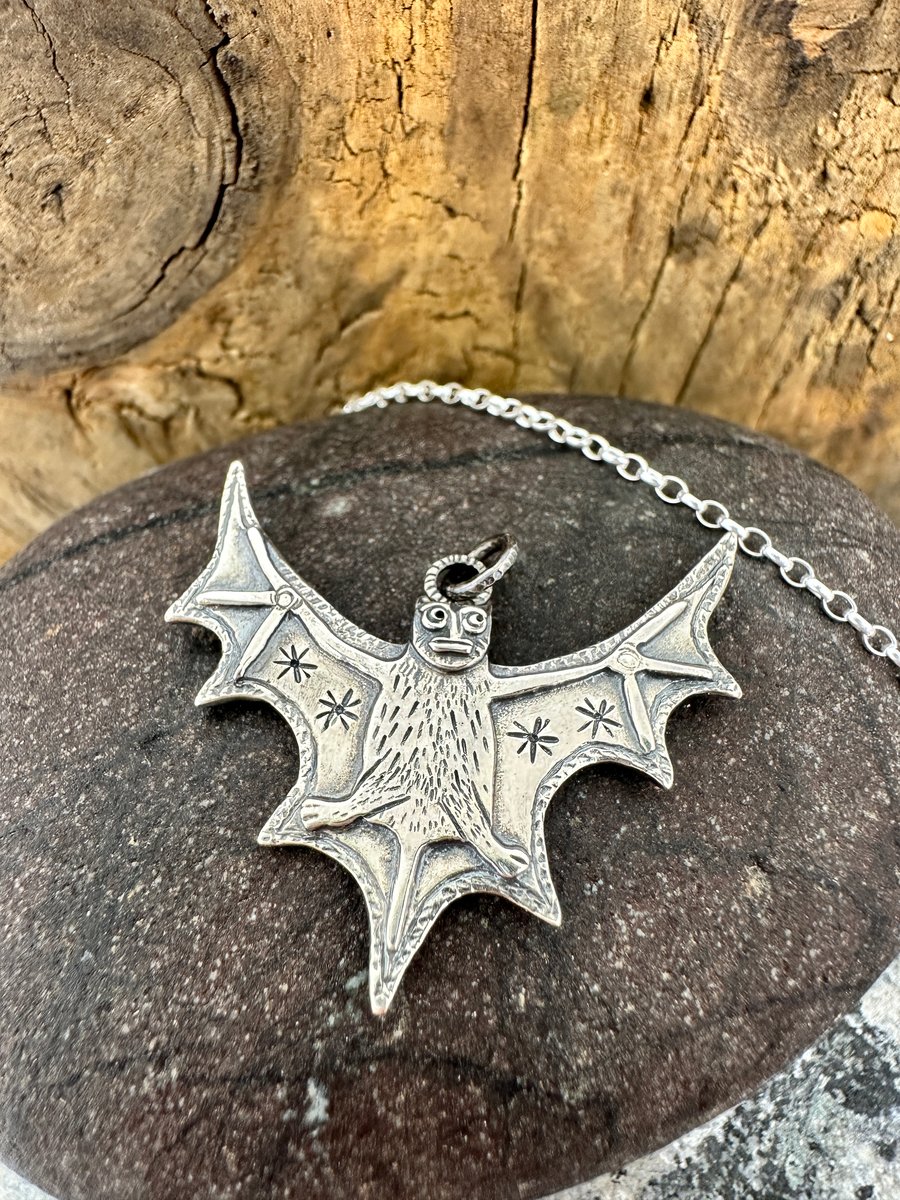 Medieval Bat Pendant
