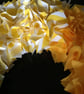 Wreath, Hand crafted. Rag wreath. Hand cut fabric wreath. Home decor. Ref 203 - Image 2