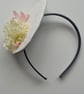Handmade Fascinator 'Cream' - Image 3