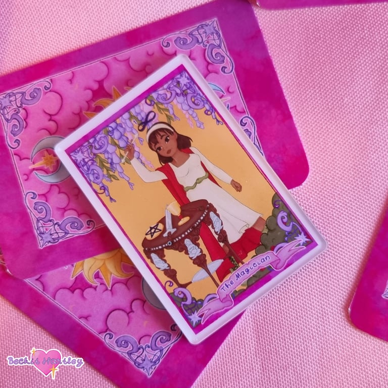 Major Arcana - The Magician Fridge Magnet - Witchy Gifts - Home Accessories