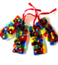 Patchwork Rainbow Fused Glass Lightcatcher - Image 7