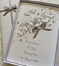 Personalised Wedding Card Gift Boxed Son Daughter Anniversary Engagement  - Image 1
