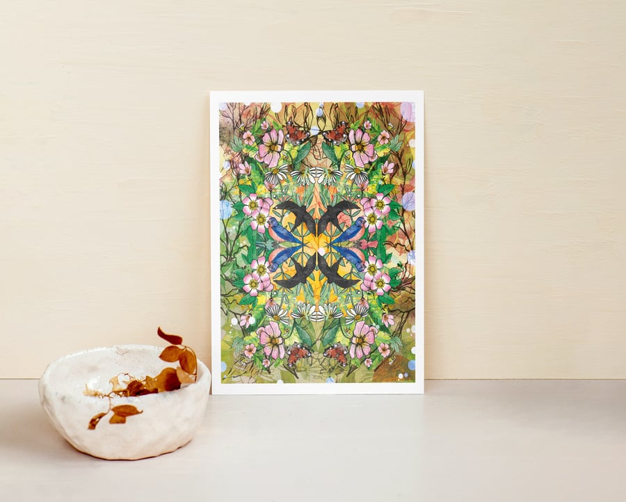When Spring Comes A4 A3 Illustrated Fine Art Print 