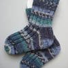 hand knit wool baby socks, 12-18 months CUSTOM ORDER