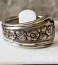 Vintage Flower Spoon Ring 
