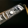 GurdyBird Shilling Linocut Linoprint Bookmark - Steampunk - Pirate 