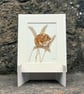 Harvest Mouse Small Original Coloured Pencil Animal Drawing - Image 1