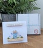With Love Card With Removable Wooden Cottage Gift