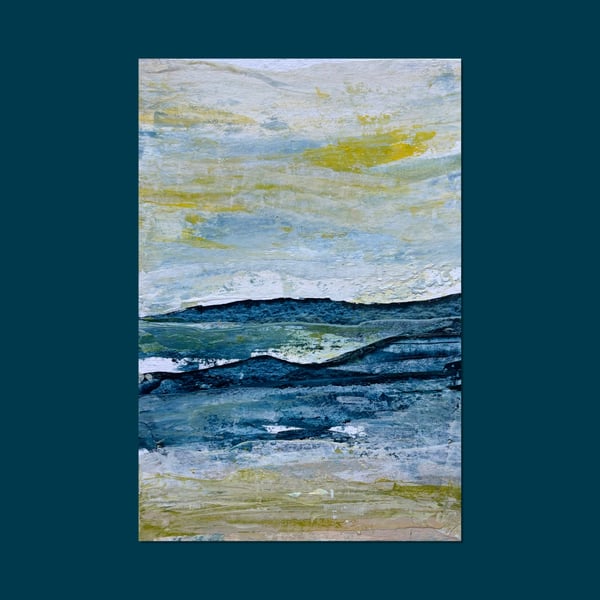 Original Seascape Painting - Beach Days 3 - Affordable Art Collection