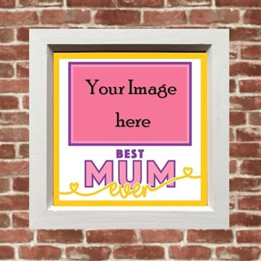 Best Mum photo frame Wall Art