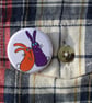 CUTE RABBITS BUTTON BADGE - Image 2