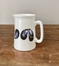 Mussel shell design jug - half pint, bone china, coastal home kitchenware