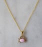 Enamelled Crab Pendant with gold plated Chain