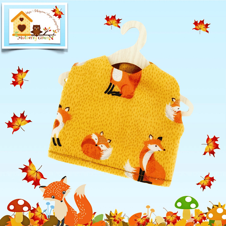 Reserved for Connor - SALE ITEM - Little Foxes Blouse with a Peter Pan Collar