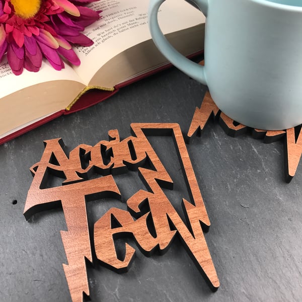 Individual Accio Tea Coaster.