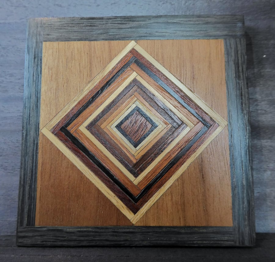 wood veneer coaster