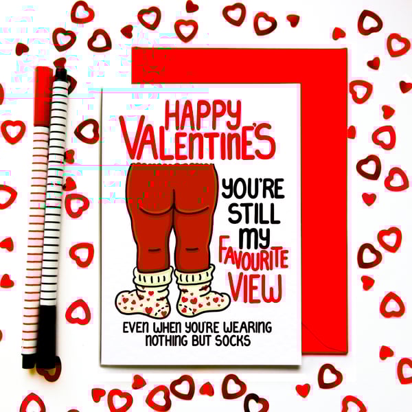 Funny Valentine’s Day Card – You’re Still My Favourite View